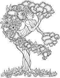 Puppy, wolf, kitten, unicorn, coloring pages for kids, my little pony, paw patrol, animal. Trees Coloring Pages For Adults Coloring And Drawing