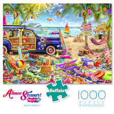 It is an excellent way to unwind and put your cell phone down for a few hours at a time, forgetting about whatever troubles may be looming over you. Buffalo Games Aimee Stewart Beach Vacation 1000 Piece Jigsaw Puzzle Walmart Com Walmart Com
