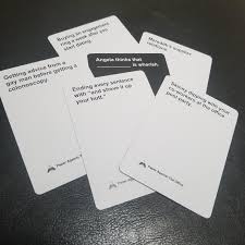 This site appears to be superior in almost every way, except xyzzy works with our cardcast decks. The Office Cards Against Humanity Deck From Etsy Popsugar Entertainment
