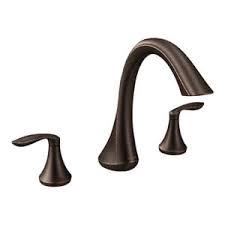 Add bronze paint to the object being painted. Moen Eva Two Handle Roman Tub Faucet In Oil Rubbed Bronze Trim Only T943orb Ferguson