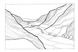 Library Of Valley Between Mountains Black And White Picture Transparent Library Png Files Clipart Art 2019 Information in ridges and valleys. valley between mountains black