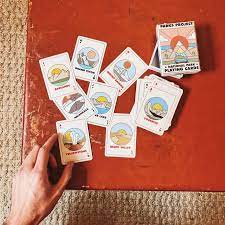 Minimalist National Park Playing Cards Graphic Design Cards Playing Cards Design Card Design