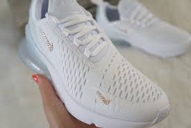 Swarovski Bling Nike Air Max 270 Shoes In Rose Gold Swarovski Etsy In 2020 Nike Air Max Gold Swarovski Cute Womens Shoes