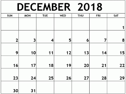 December 2018 Calendar A4 Calendar Printables Monthly Calendar 2018 Monthly Calendar Printable