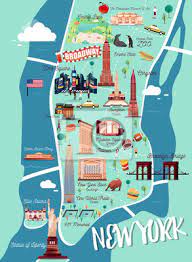 Weekend counts may be lower because fewer sources report to the state. New York Manhattan Illustration Karte Wandposter Poster Chrysler Ellis Freiheit Myloview De
