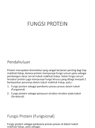 Makanan fungsional adalah makanan atau minuman yang diperkaya dengan nutrisi atau zat tertentu (seperti vitamin, mineral, serat, dan probiotik) di luar nutrisi alami yang sudah ada di makanan tersebut. Fungsi Protein