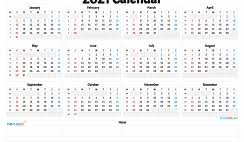 Free download printable yearly calendar 2021 ai vector print template, place for photo, company logo or graphics. 2021 Free Printable Yearly Calendar With Week Numbers 12 Templates Free Printable Calendars