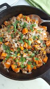 Ground Turkey Sweet Potato Skillet Life Love Liz Recipe Sweet Potato Skillet Recipes Sweet Potato Skillet Ground Turkey Recipes