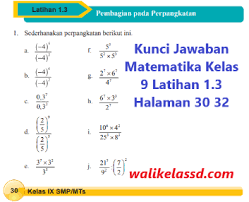 Kunci jawaban gemar matematika kelas 6 halaman 57 tolong kunci jawaban kelas 6 mata pelajaran. Kunci Jawaban Buku Paket Matematika Kelas 9 Halaman 30 32 Docx Soalkunci