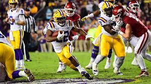 clyde edwards helaire 2019 football lsu tigers