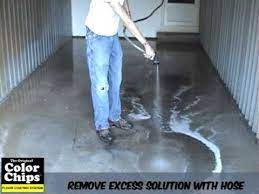 Preparing concrete for painting is all about improving the surface to accept the paint. Cleaning Etching Your Concrete Youtube