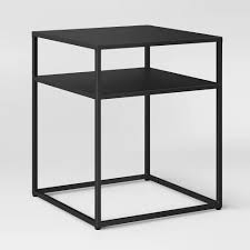 Glasgow Metal End Table Black Project 62 Metal End Tables Coffee Table Black End Tables