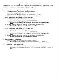 Persuasive essay introduction paragraph examples take a look at this example with notes a student wrote on. Simple Argumentative Essay Outline Template Worksheet