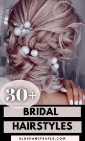 Yeah, we're not such huge fans of. 35 Stunning Bridal Hairstyles For Long Hair Blush Pearls