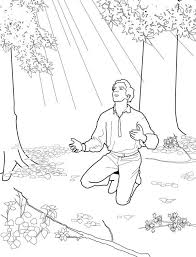 Joseph Smith Received Golden Plates From The Angel Moroni At The Hill Cumorah Coloring Page Netart Angel Moroni Coloring Pages Joseph Smith