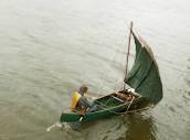 How to make a Sail Canoe | The "Q" Canoe w/ a square sail |
