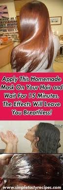 Apply This Homemade Mask On Your Hair And Wait For 15 Minutes The Effects Will Leave You Breathless Hair Care Hair Remedies Hair Treatment