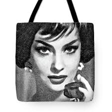 Gina Lollobrigida, Vintage Actress by JS Beach Towel by Esoterica Art  Agency
