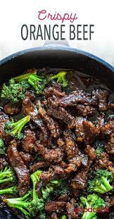 Crispy Orange Beef Recipe Beef Dinner Recipes Healthy Recipes
