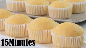 Steamed Milk Cupcakes In 15 Minutes Youtube Biscuit Recipe Video Sponge Cupcake Recipe Cooking Cake