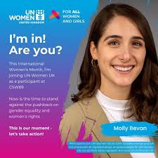 With #InternationalWomensDay tomorrow, I'm excited to share that I've been  selected as a United Nations Women UK delegate for the Commission