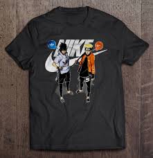 Naruto And Sasuke Nike Adidas - T-shirts | TeeHerivar