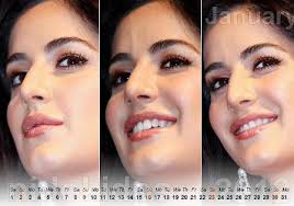 Free Beautiful Photos collection: Bollywood Actress Katrina Kaif New Year  Desktop Calendar 2012