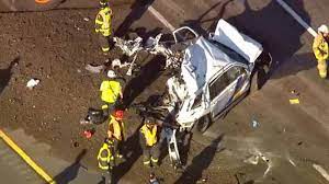 I also have a weird phobia against airbags. New Jersey State Trooper Ejected From Vehicle In Dump Truck Crash On Nj Turnpike Abc7 New York