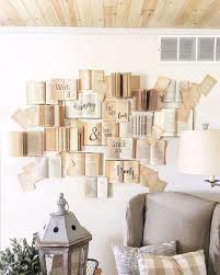 Books As Wall Decors Follow Us To Get More Decor Ideas Farmhouse Rustic Shabby Chic Styles And Many More Creative Wall Decor Decor Home Diy