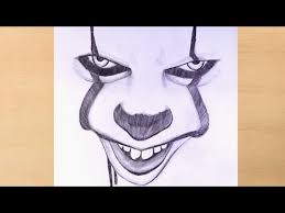 Pennywise Face Pencildrawing How To Draw Pennywise Youtube * * facing any difficulties, slide are available for user who can see the next illustrations. pennywise face pencildrawing how to draw pennywise