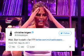 My wife absolutely loves it when we have another guy in our bedroom and she. Twitter Had To Teach Chrissy Teigen The Meaning Of Stan And It Was Amazing