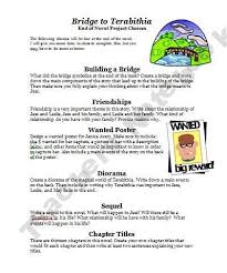 Teachers Notebook Bridge To Terabithia Reading Workshop Elementary Reading