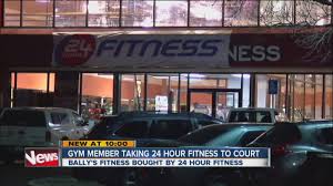 gym member taking 24 hour fitness to