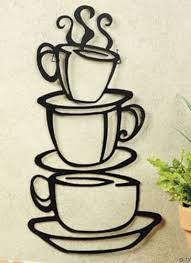 Coffee Themed Kitchen Decor Details About Metal Hanging Stacked Coffee Cup Kitchen Wall Decor Kofejnye Ukrasheniya Dekor Kofejni Ukrashenie Kuhni