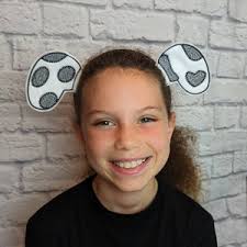 Dalmatian Ears and Tail (spotted Fabric)