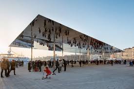 Foster Partners Vieux Port Pavilion Marseille Canopy Architecture Mirrored Canopy Pavilion Architecture