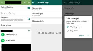 It allows you to send mass text messages, edit phone numbers, and work with your bookmark you the browser of. Whatsapp Group Admins Can Now Control Who Sends Messages A Look At All New Features Technology News The Indian Express