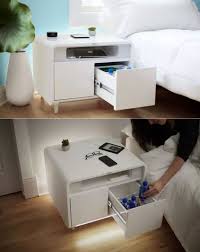 Sobro Smart Side Table Combines Fridge Charging And Sleep Technology Home Automation Smart Home Home Tech