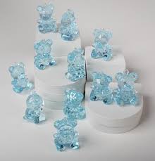 Blue Acrylic Teddy Bear Baby Shower Favors Baby Shower Decorations Baby Shower Supplies Party Special Occasions Teddy Bear Baby Shower Baby Bear Baby Shower Teddy Bear Baby Shower Centerpiece
