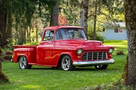 Image result for Red 1955 Truck