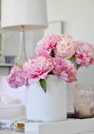 Faux plants & artificial botanicals. Coffee Table Styling Decor Gold Designs Faux Flowers Faux Flower Arrangements Flower Decorations