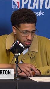 "I'm just having fun out there." Haliburton