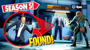 In it, you'll find the character tab, which is pretty barren at the start. New Season 5 Secret Agent Jonesy Room Found In Game In Fortnite Battle Royale Youtube