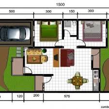 15 denah rumah minimalis 2 kamar tidur 3d 2017 terbaru dekor rumah via dekorrumah.net. Desain Rumah Modern Ukuran 6x10