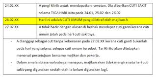 Contoh surat serah tugas cuti trainees2013 pekeliling cuti deepavali. Cuti Umum Di Malaysia Dulu Lain Sekarang Lain
