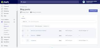 Unpublish Blog Posts In Bulk On Shopify In 4 Quick Steps Shopify Blog Posts Shopify Website