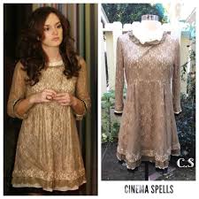 Aso Blair Waldorf On Gossip Girl Women Marc By Marc Jacobs Dita Lace Dress Sz 10 Kleid Spitze Gossip Girls Kleider