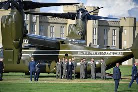 Not many college students are lucky enough to walk out the door and see  MV-22 Ospreys