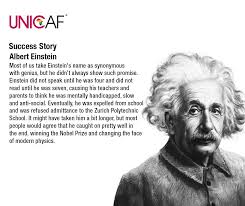 Another Success Story Alberteinstein A Genius Physician Education Overcomefailure Unicaf Unicafschol Success Stories Albert Einstein Blended Learning