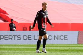 Denmark's kasper dolberg celebrates after scoring his side's second goal during the euro 2020 soccer championship round of 16 match between wales and denmark. Kasper Dolberg Out For 4 Weeks Requires Appendix Operation Get French Football News